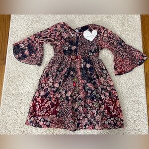 Girls Size 8 Lots of Love by Speechless Long Sleeve Floral Dress